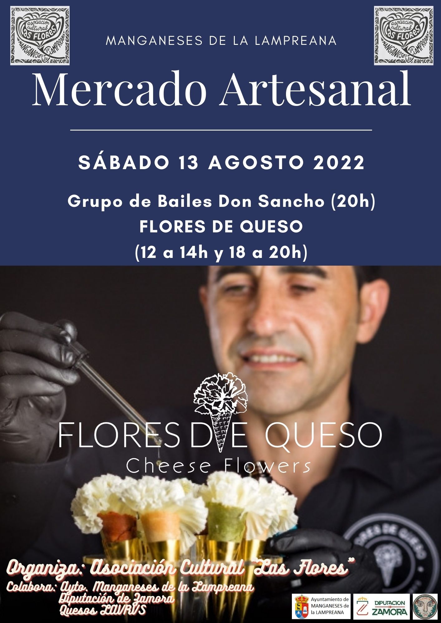 Mercado Artesanal con Santiago Mohedano y sus «Flores de Queso».