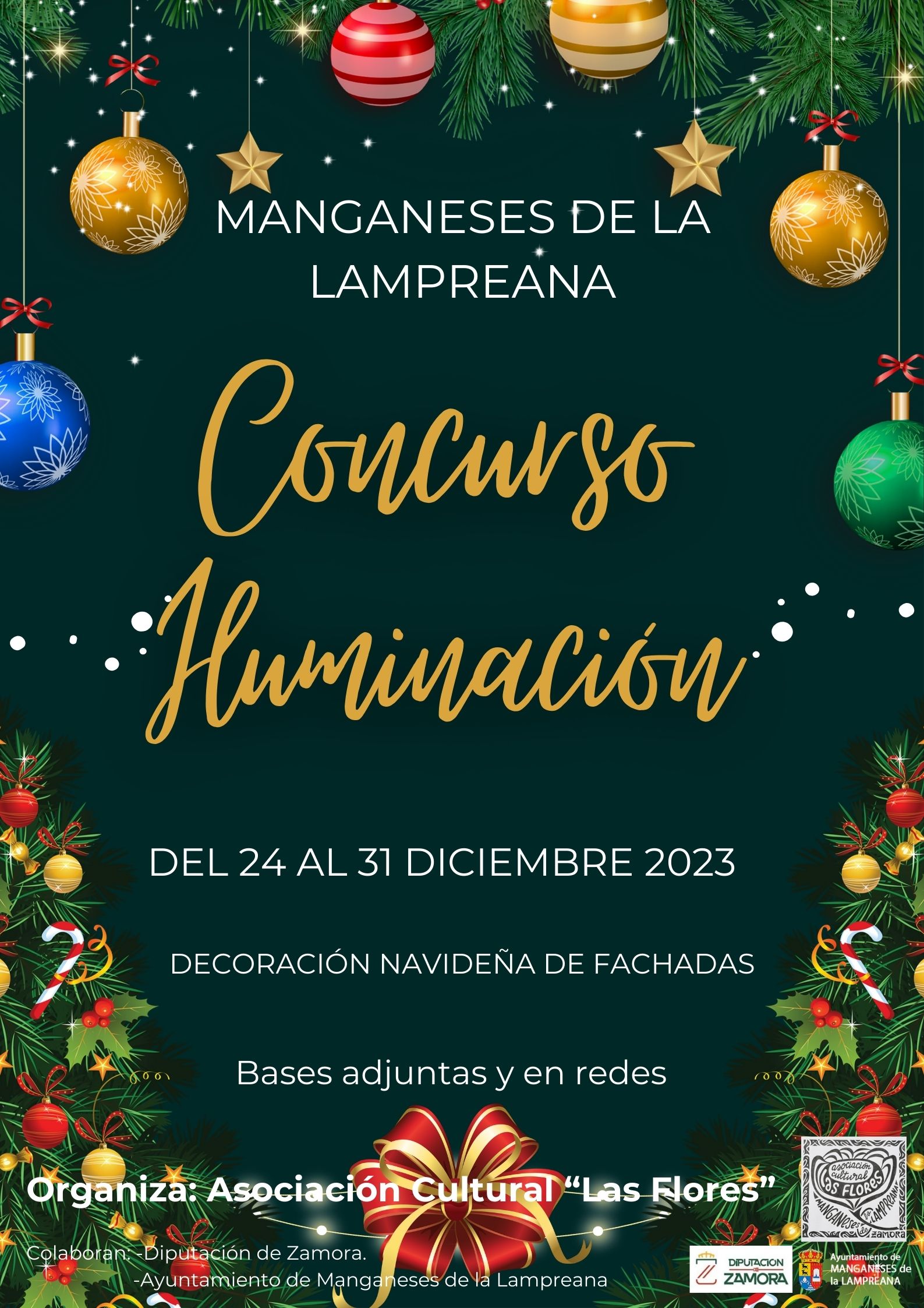 Concurso de Iluminación Navideña de Fachadas en Manganeses de la Lampreana.